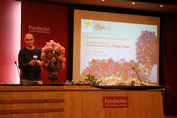 Demostración floral de Guillermo Lasso (Escuela Andaluza de Arte Floral)