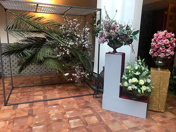 Exposición de los trabajos de la Escuela Andaluza de Arte Floral