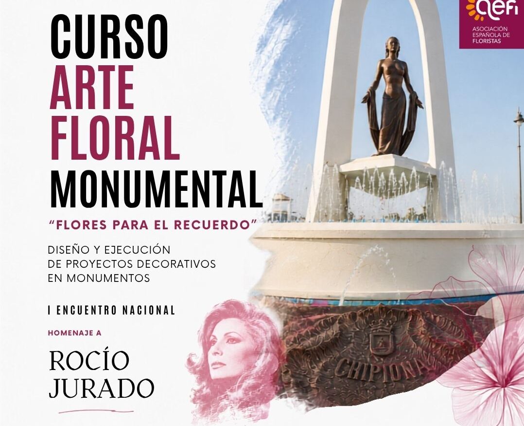 Curso Arte Floral Monumental ¨Flores para el recuerdo¨ Con Guillermo Lasso